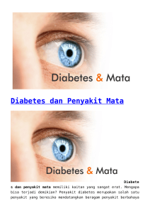 Diabetes dan Penyakit Mata