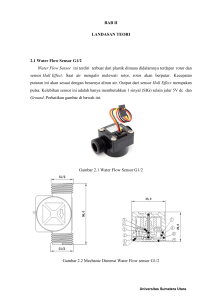 BAB II LANDASAN TEORI 2.1 Water Flow Sensor G1/2 Water Flow