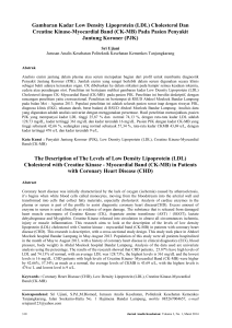 Gambaran Kadar Low Density Lipoprotein (LDL) - e