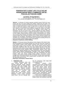 pendekatan classic life cycle dalam perancangan - E