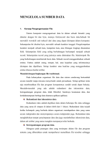 Mengelola Sumber Data - saiful rahman yuniarto