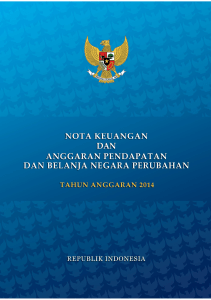 2.4 Asumsi Dasar Ekonomi Makro APBN Perubahan 2014