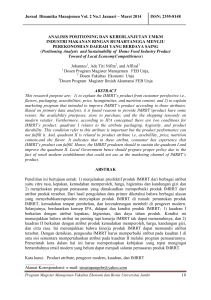 2355-8148 ANALISIS POSITIONING DAN