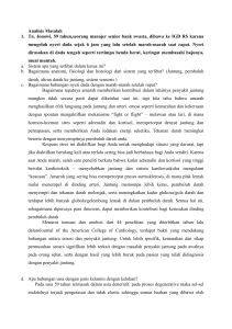 Analisis Masalah 1. Tn. Jonowi, 59 tahun,seorang manajer senior