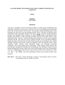 ANALISIS MODEL PENYEBARAN PENYAKIT