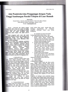 Alat Pendeteksi dan Pengganggu dengan Nada Tinggi Sambungan