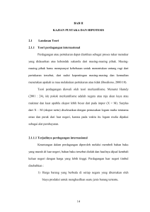 14 BAB II KAJIAN PUSTAKA DAN HIPOTESIS 2.1 Landasan Teori