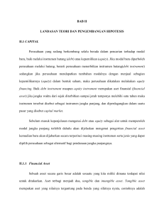 BAB II LANDASAN TEORI DAN PENGEMBANGAN HIPOTESIS II.1