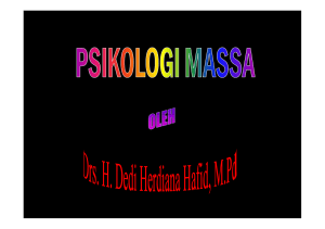 Psikologi Massa [Compatibility Mode]