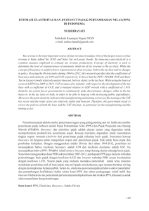 estimasi elastisitas dan buoyancy pajak pertambahan nilai (ppn)
