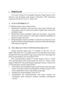 Katalog Program Pascasarjana Universitas Terbuka 2015