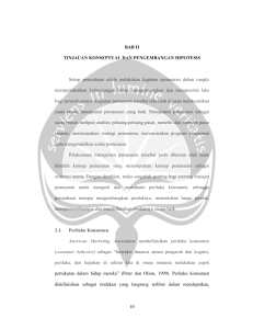 10 BAB II TINJAUAN KONSEPTUAL DAN PENGEMBANGAN
