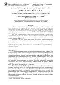 Analisis Faktor-Faktor yang Mempengaruhi