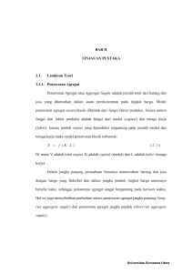 BAB II TINJAUAN PUSTAKA 2.1. Landasan Teori 2.1.1. Penawaran