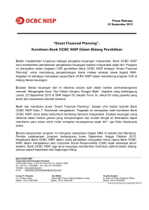 OCBC NISP Premier Hadir untuk Nasabah Bandung