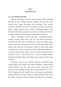 1 BAB 1 PENDAHULUAN 1.1. Latar Belakang Masalah Indonesia