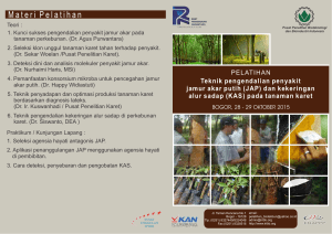 Materi Pelatihan - Pusat Penelitian Bioteknologi dan Bioindustri