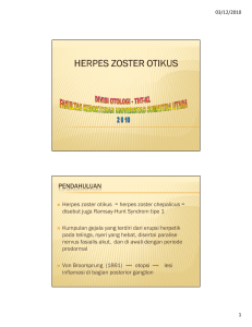 herpes zoster otikus