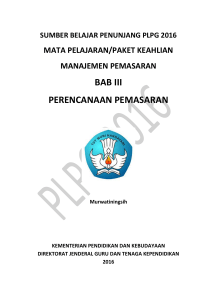 bab iii perencanaan pemasaran