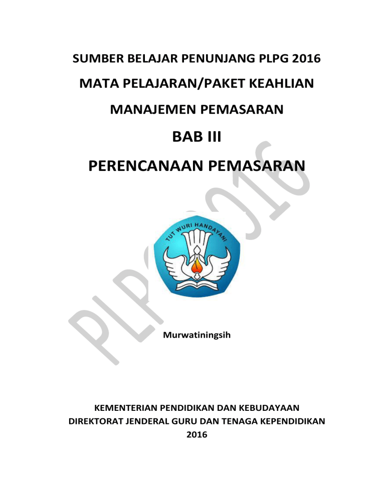 Bab Iii Perencanaan Pemasaran