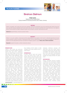 Sindrom Delirium