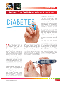 Regimen Obat Antidiabetes selama Bulan Puasa