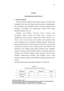 30 BAB III METODOLOGI PENELITIAN A. Metode