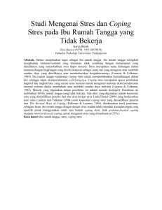 Studi Mengenai Stres dan Coping Stres pada Ibu Rumah Tangga