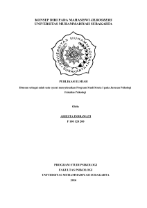 konsep diri pada mahasiswi jilboobers universitas muhammadiyah