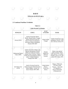 bab ii tinjauan pustaka