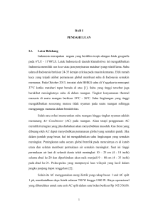 1 BAB I PENDAHULUAN I.1. Latar Belakang Indonesia