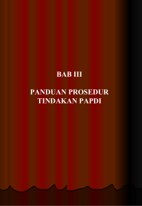 BAB III PANDUAN PROSEDUR TINDAKAN PAPDI