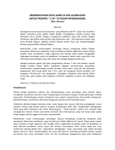 meningkatkan daya saing di era globalisasi untuk prospek