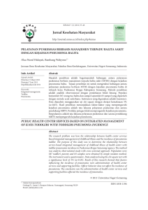 Jurnal Kesehatan Masyarakat