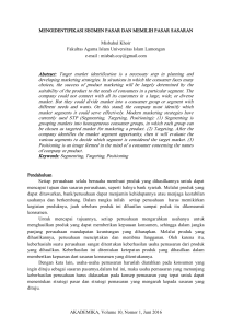 AKADEMIKA, Volume 10, Nomor 1, Juni 2016 MENGIDENTIFIKASI