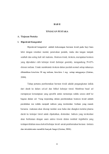 BAB II TINJAUAN PUSTAKA A. Tinjauan Pustaka