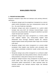 manajemen proyek - Direktori File UPI