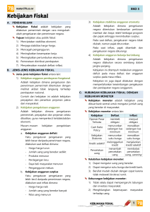 Kebijakan Fiskal