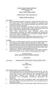 undang-undang republik indonesia nomor 21 tahun 2000 tentang