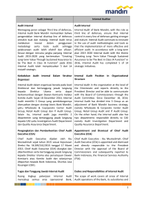 Internal Audit - Media Corporate IR Net