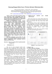 Rancang Bangun Robot Soccer Wireless Berbasis Mikrokontroller.