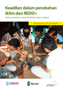 Keadilan dalam perubahan iklim dan REDD+