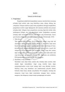 4 BAB II TINJAUAN PUSTAKA A. Pengetahuan Pengetahuan