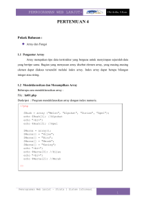 pemrograman web lanjut - E