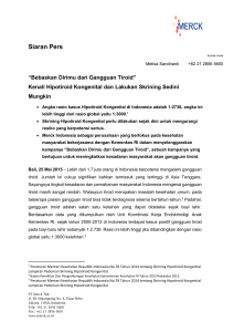 "Bebaskan Dirimu dari Gangguan Tiroid" Kenali Hipotiroid