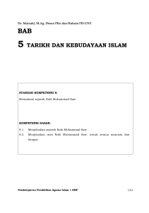 Dr. Marzuki, M.Ag. Buku PAI SMP - 7 Sejarah-Bab 5