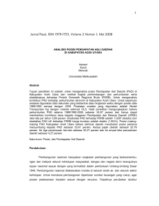 Jurnal Pasai, ISSN 1979-1755, Volume 2 Nomor 1, Mei 2008