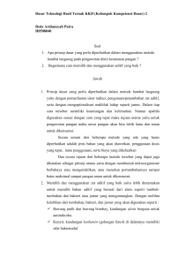 Dasar Teknologi Hasil Ternak KKD (Kelompok Kompetensi Dasar) 2