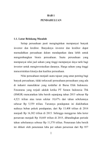 pengaruh keputusan investasi, keputusan pendanaan, dan