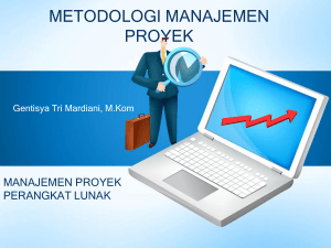 metodologi manajemen proyek